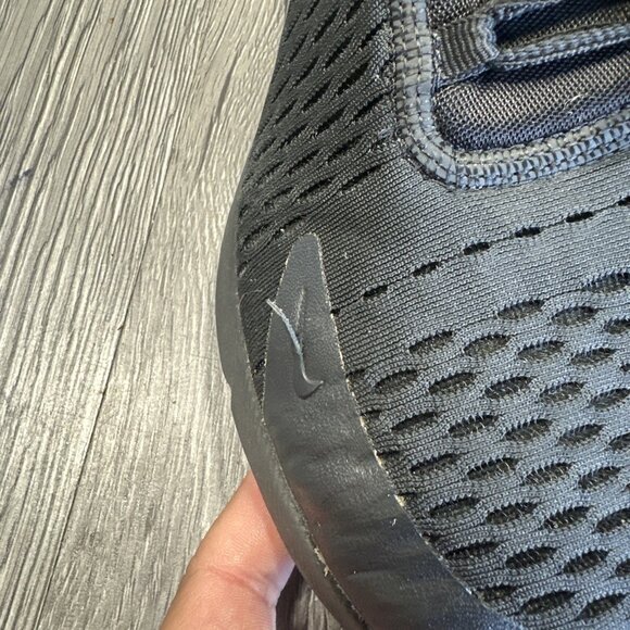 Nike Air Max 270 Triple Black Women's Size 7.5 Shoe Sneakers BQ5776-001 - Picture 6 of 12